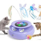 Automatic Cat Teaser Turntable Toy – Interactive Self-Entertainment for Cats