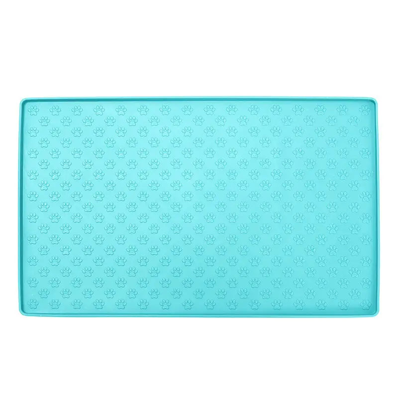 Spot Pet Mat, Waterproof And Easy To Clean Silicone Dog Mat, Cat Mat, Square Pet Placemat, Pet Supplies