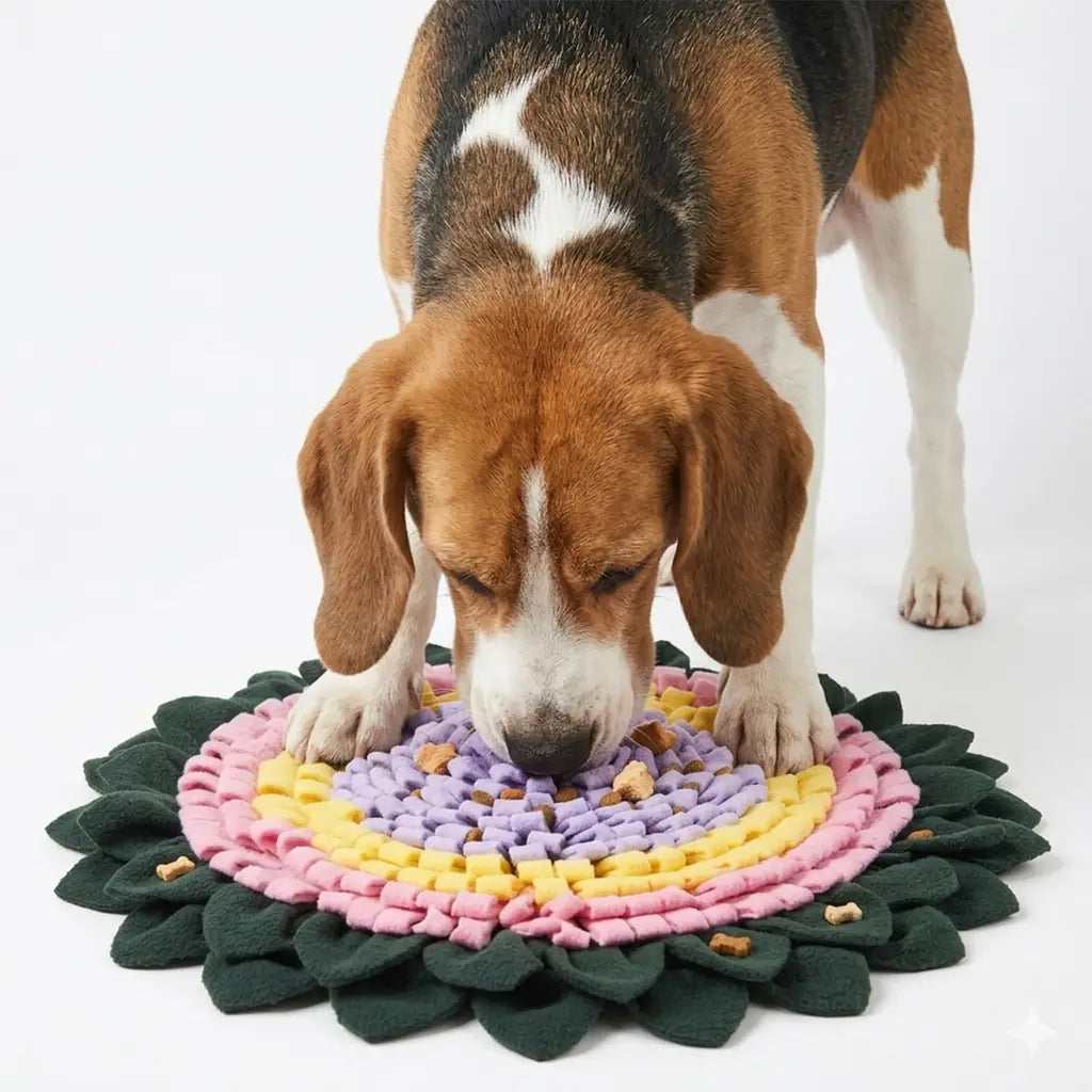 Adjustable Dog Snuffle Mat - Interactive Slow Feed Puzzle