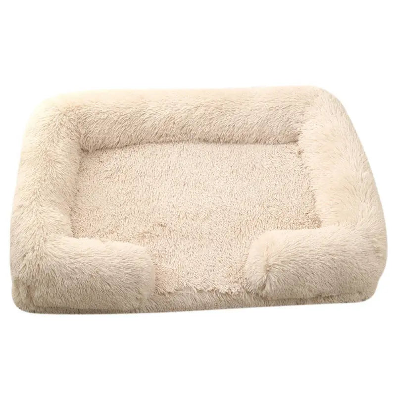 Plush Round Pet House – Winter Bed for Cats & Dogs