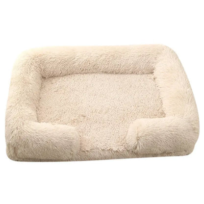 Plush Round Pet House – Winter Bed for Cats & Dogs