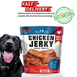 Chicken Jerky Dog Treats 1.5 Lb Human Grade Pet Snacks Grain Free