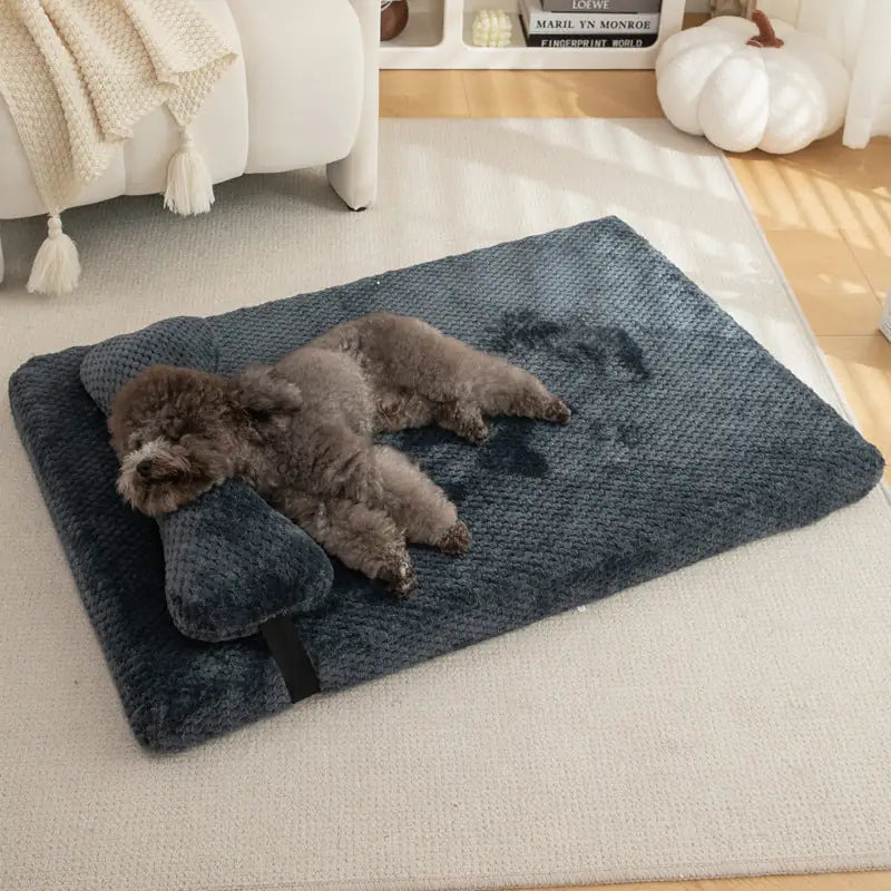 Pineapple Pet Bed – Cozy Winter Mat for Dogs & Cats