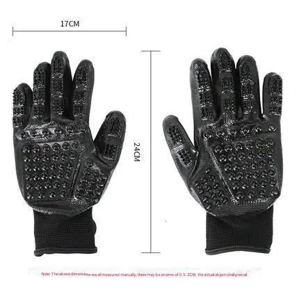 Pet Grooming & Bath Gloves – Hair Removal & Massage Tool
