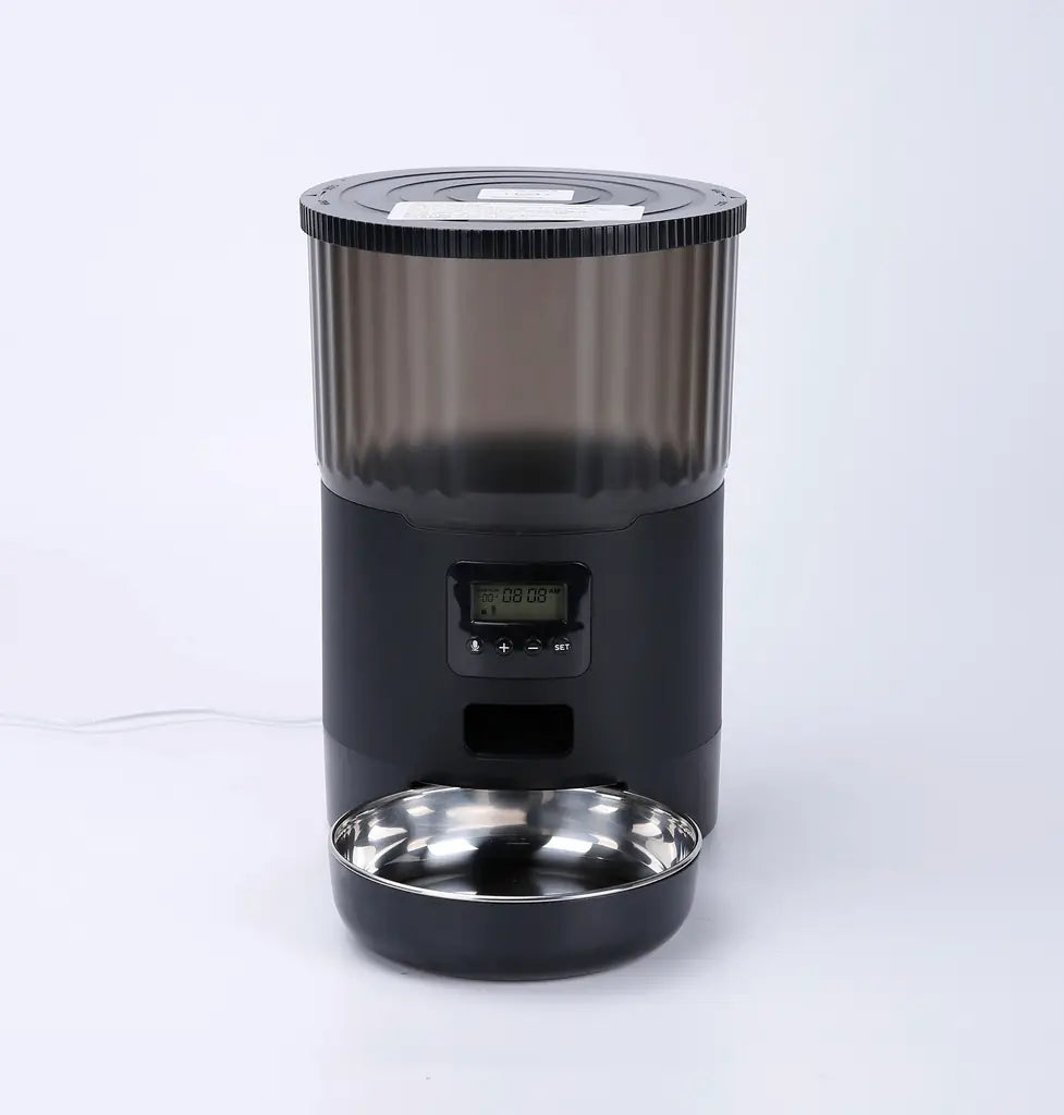 Double Meal Smart Pet Feeder – Programmable & Automatic Feeding for Cats & Dogs