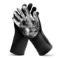 Silicone Pet Grooming Gloves – Dog & Cat Bath Scrubber Brush