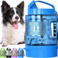Lesotc Portable Dog Water Bottle with Bowl – 18oz / 28oz / 77oz Leak-Proof Dispenser for Dogs