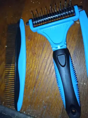 Dematting Tool Deshedding Brush: Stop Mats & Shedding | 3PCS