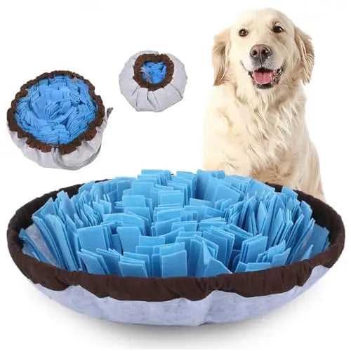 Adjustable Dog Snuffle Mat - Interactive Slow Feed Puzzle