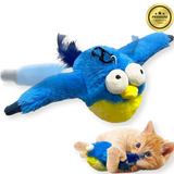 Rechargeable Flapping Bird Cat Toy – Plush Motion Pet Toy for Self-Entertainment