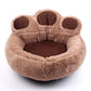 Cozy Bear Paw Pet Bed & Blanket Set