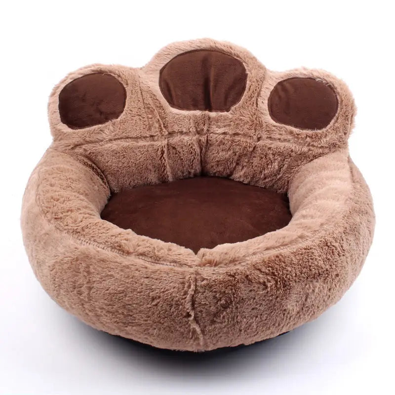Cozy Bear Paw Pet Bed & Blanket Set