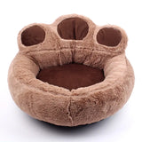 Cozy Bear Paw Pet Bed & Blanket Set