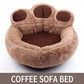 Cozy Bear Paw Pet Bed & Blanket Set