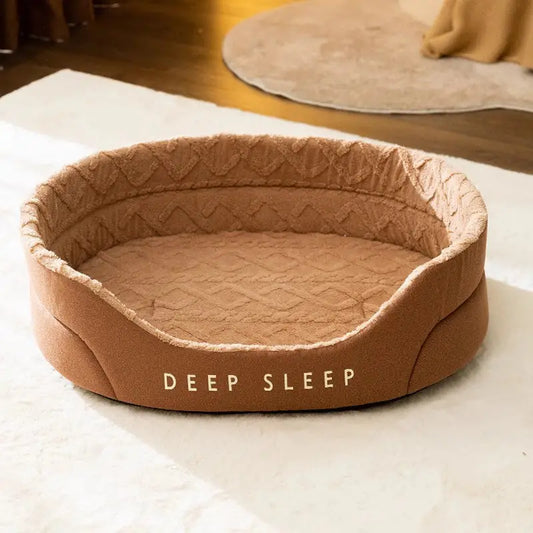 Warm Sponge Pet Bed – Winter Nest for Cats & Small Dogs