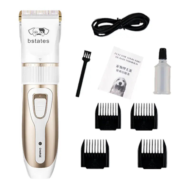 Low Noise Cordless Dog & Cat Grooming Clipper Kit | PawVortex