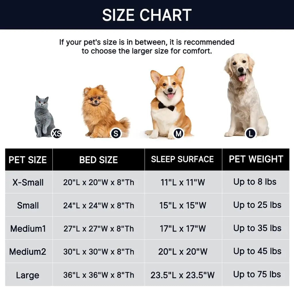 Western Home Calming Soft Round Dog & Cat Bed | Faux Fur Anti-Anxiety Cuddler