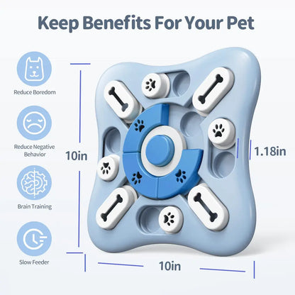 Interactive Dog Toy – Sound-Activated Slow Feeder & Treat Dispenser