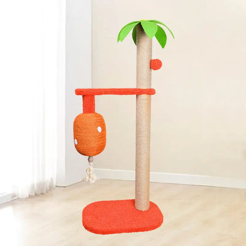 Sisal Coconut Tree Cat Toy – Scratching Post & Climbing Frame