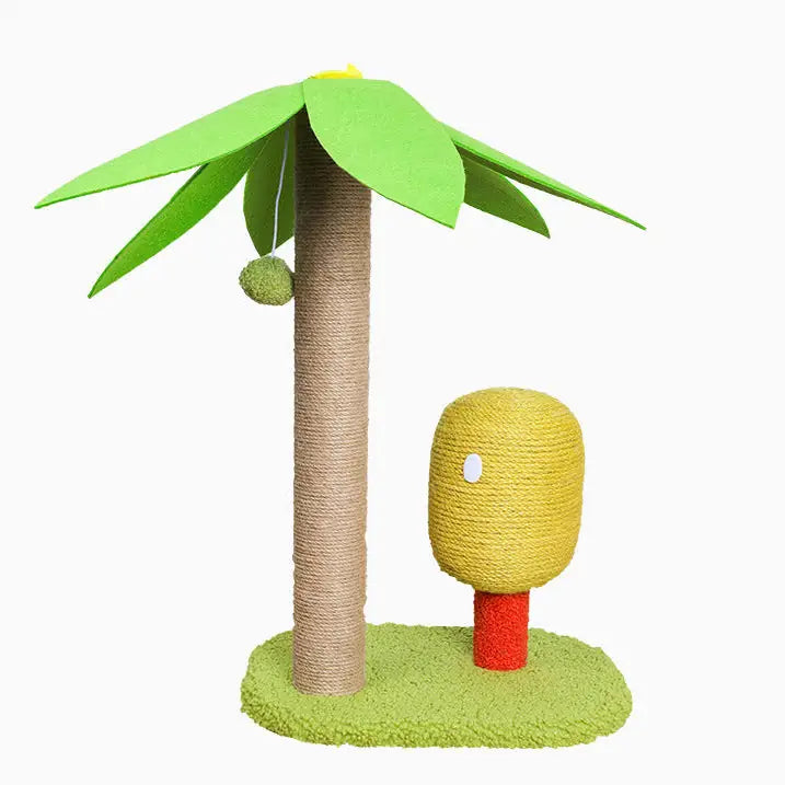 Sisal Coconut Tree Cat Toy – Scratching Post & Climbing Frame