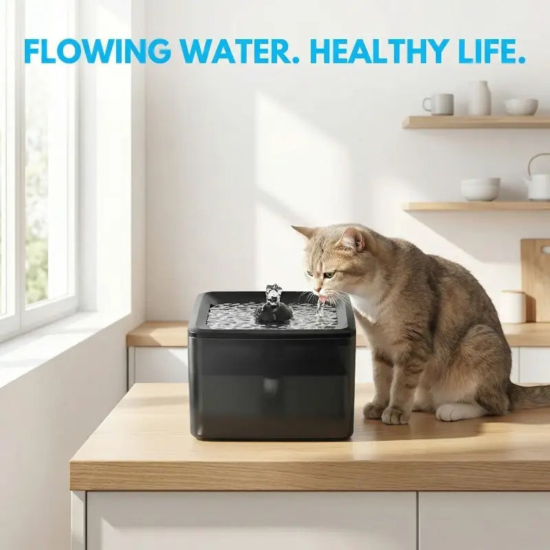 Pet Water Fountain 128 oz, Ultra-Silent <20dB Automatic Dispenser | PawVortex