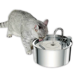 3.2L Stainless Steel Pet Drinking Fountain – Automatic Water Circulation for Cats & Dogs