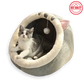 Semi-Enclosed Cat Litter House – Removable, Washable & Cozy Cat Bed
