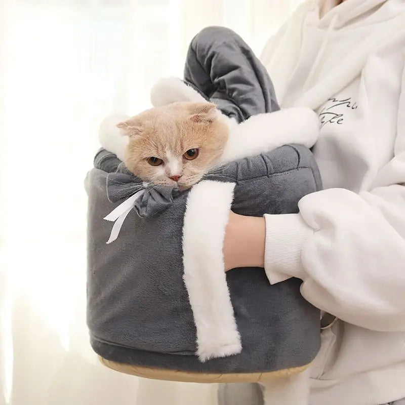 The Cozy Commuter - Winter-Ready Pet Sling Bag