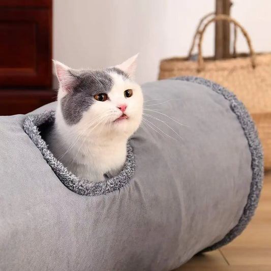 Whisker Wonderland - Foldable Plush Cat Tunnel