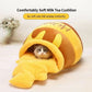 Cozy Critter Bed - All-Season Pet Nest with Removable Mat