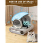 (2025) Smart Self-Cleaning Litter Box for Cats – Large 65L + 9L Robot with Deodorizer, Health Tracker & App Control