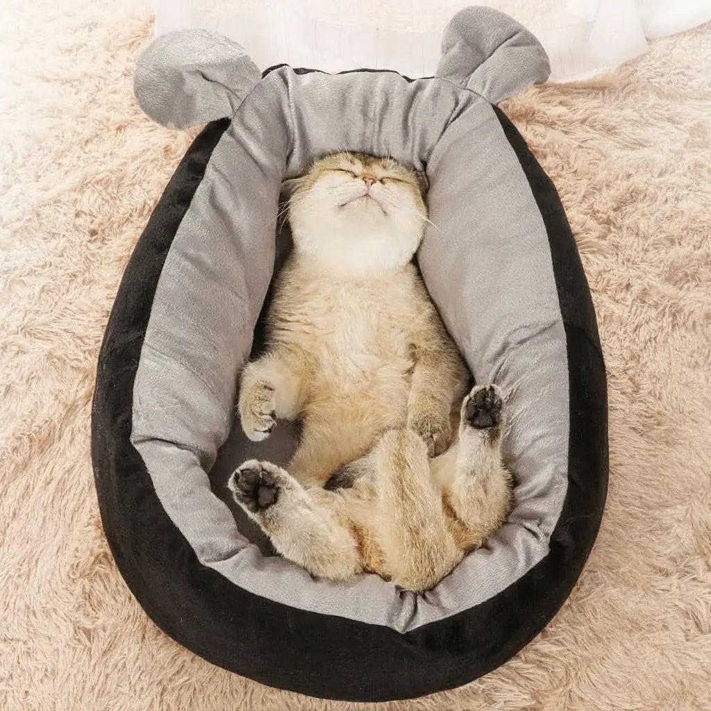 Bunny Ear Nest - Semi-Enclosed Plush Pet Bed