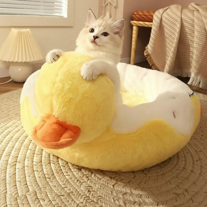 Cozy Bear Pet Sofa - Thick Plush Bed for Small Dogs & Cats
