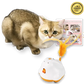 Electric Cat Toys – 4-in-1 Interactive Feather & Laser Turntable Toy for Cats | Automatic Teasing Stick & Fishing Rod