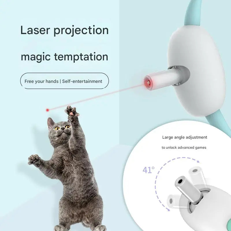 Smart Charging Laser Cat Toy – USB Rechargeable