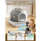 (2025) Smart Self-Cleaning Litter Box for Cats – Large 65L + 9L Robot with Deodorizer, Health Tracker & App Control