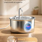 Best Cat Water Fountain for Picky Cats – 88oz Stainless Steel, LED Indicator, Quiet Pump, 4-Stage Filter