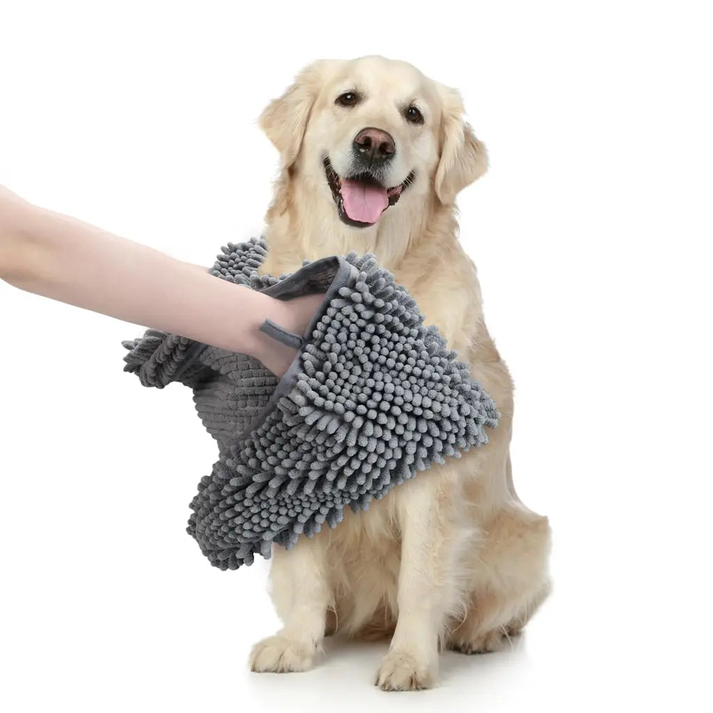 WOUSEDO Microfiber Dog Towels for Drying Dogs – Super Absorbent Quick Dry Pet Bath Towel
