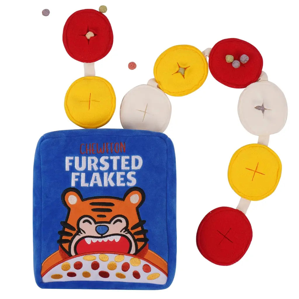 CHEWFFON Dog Snuffle Enrichment Toy - Food Theme Puzzle for Dogs
