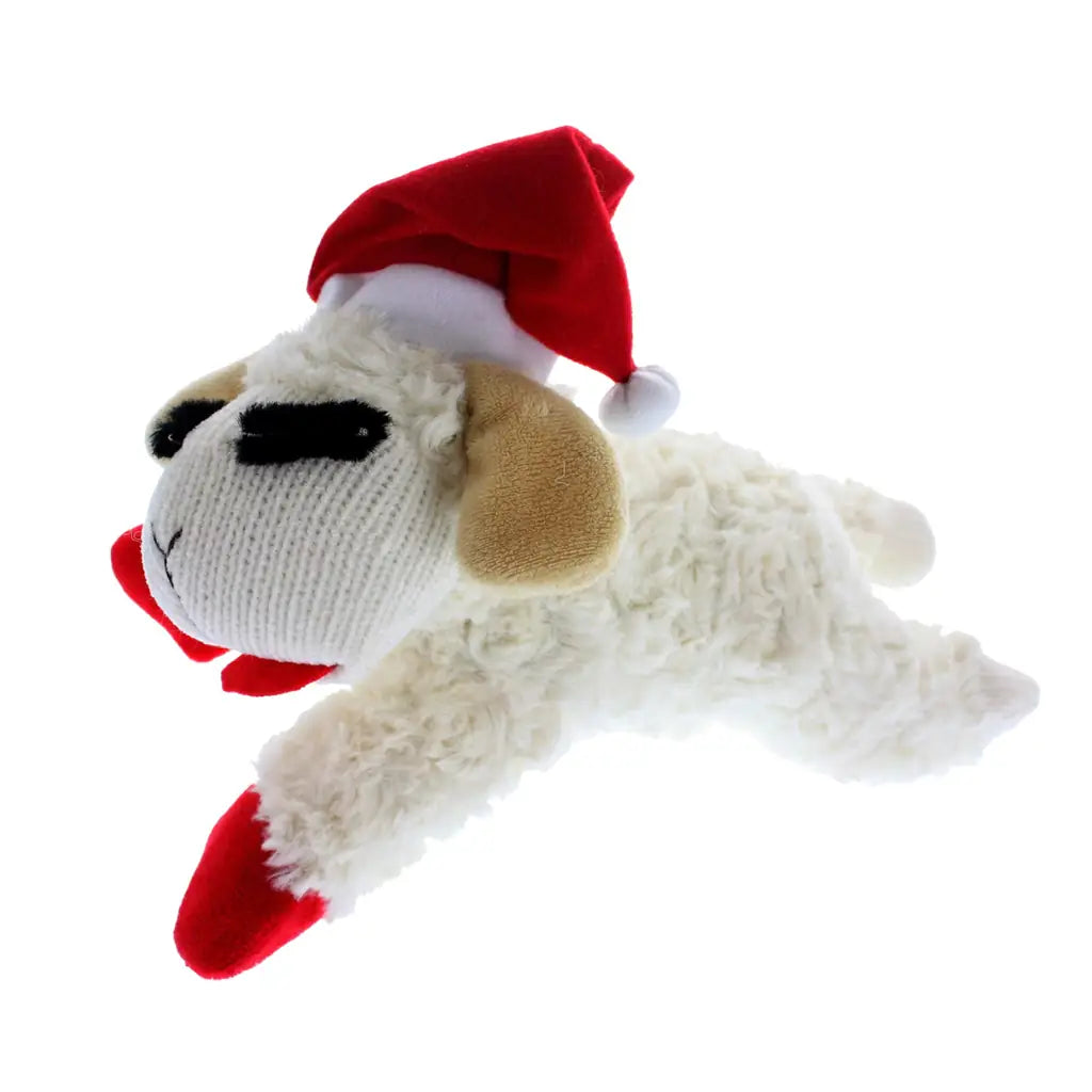 Lamb Chop Dog Plush Toy - Squeaky Toy for Small & Medium Dogs
