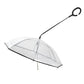 Transparent C-Shaped Pet Umbrella – Adjustable Dog Walking Umbrella Leash for Rainy Days (Hands-Free, Waterproof)