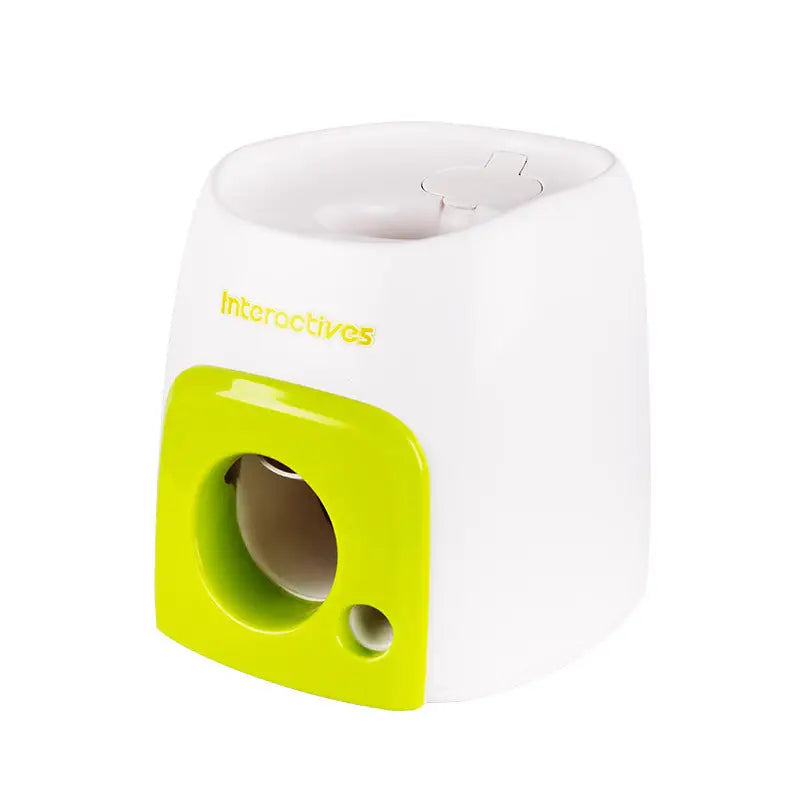 Dog Cat Treat Dispenser Tennis Ball – Food Reward Machine, No Electricity Needed