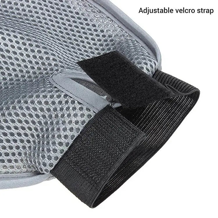 Steel Needle Pet Grooming Gloves – Hair Removal & Bath Brush for Cats & Dogs