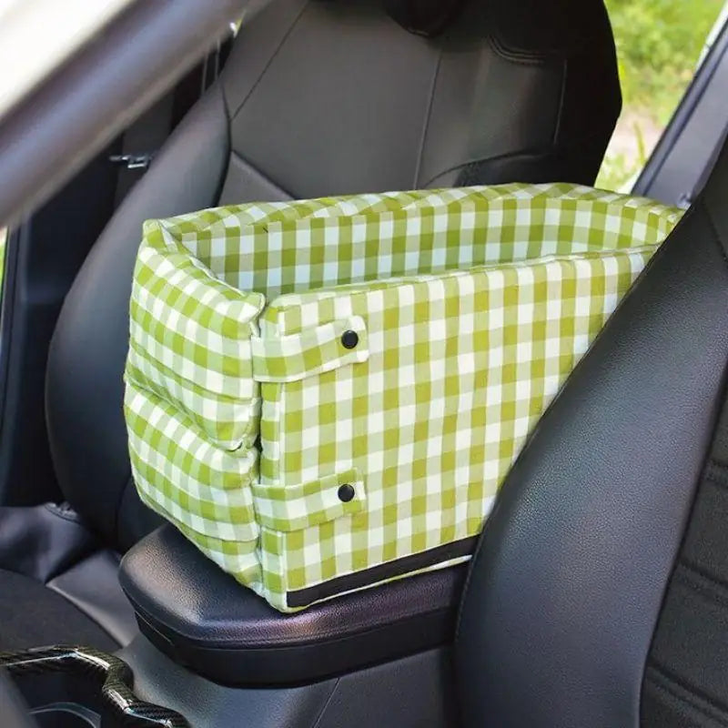 Small Dog Car Safety Seat – 2-in-1 Bed & Travel Booster