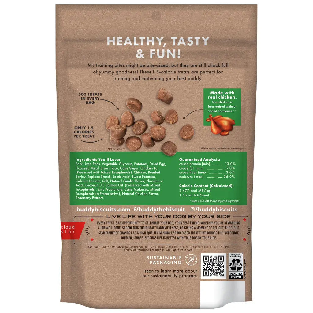 Buddy Biscuits Trainers Training Bites Soft & Chewy Dog Treats