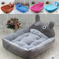 Teddy Cartoon Pet Bed – Washable Large Dog Mat