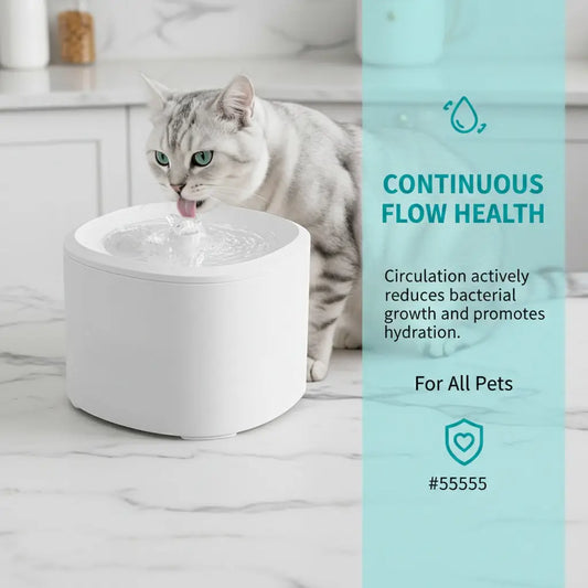 PawVortex 3L Pet Water Fountain – Ultra Quiet USB Rechargeable
