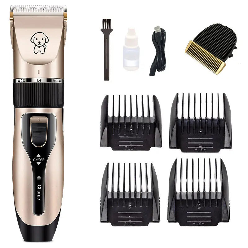 Low Noise Cordless Dog & Cat Grooming Clipper Kit | PawVortex