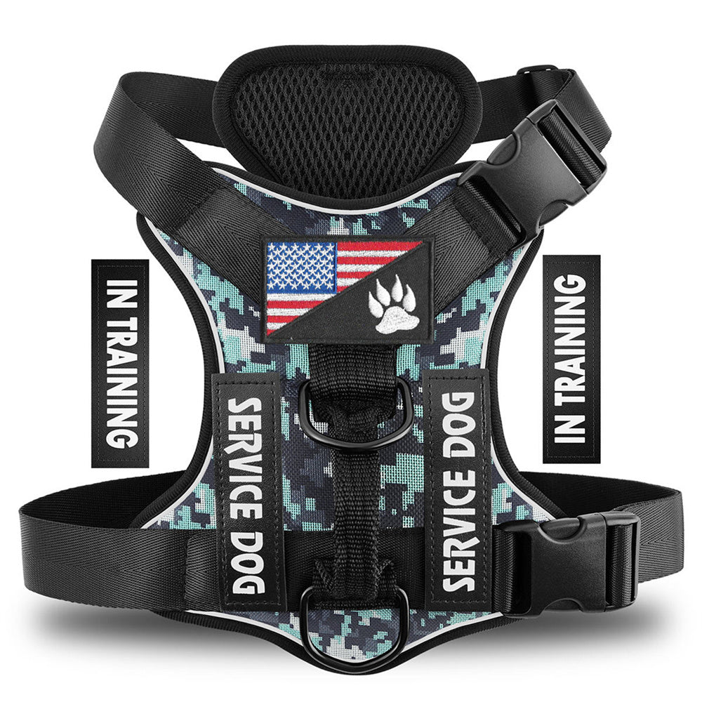 Reflective Dog Harness — Adjustable, Breathable, 6 Colors