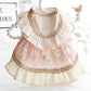 Golden Rabbit Princess Dress - Lolita Style Pet Tutu